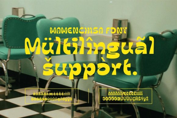 Mamenchisa Font PNG with transparent background - Preview 1