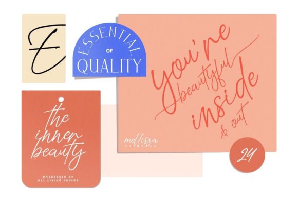 Mellissa Darling Font PNG with transparent background - Preview 3