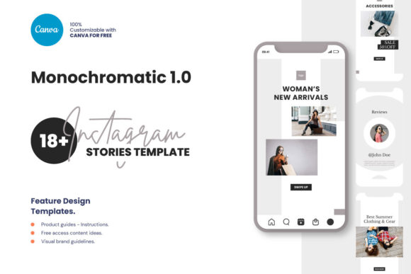 Minimal Fashion Instagram Story Graphics