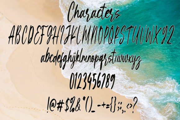 Mirandtica Font PNG with transparent background - Preview 4