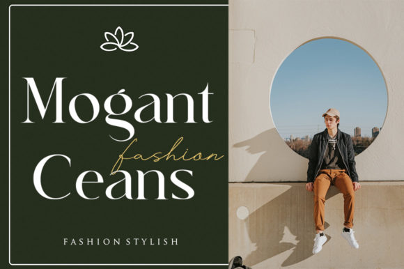 Mogista Carlofe Font PNG with transparent background - Preview 4