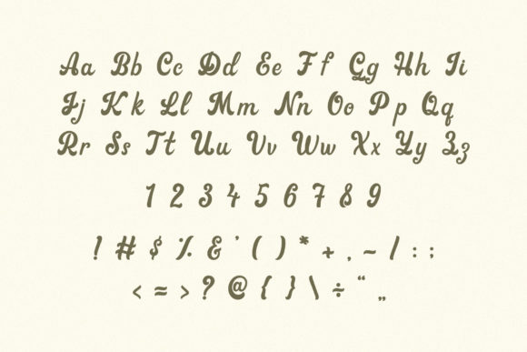 Nice Human Font PNG with transparent background - Preview 1
