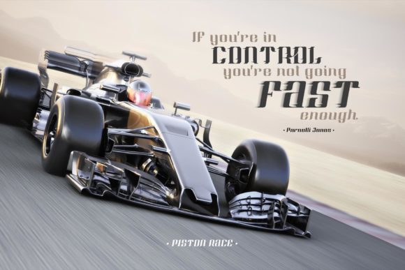 Piston Race Font PNG with transparent background - Preview 3