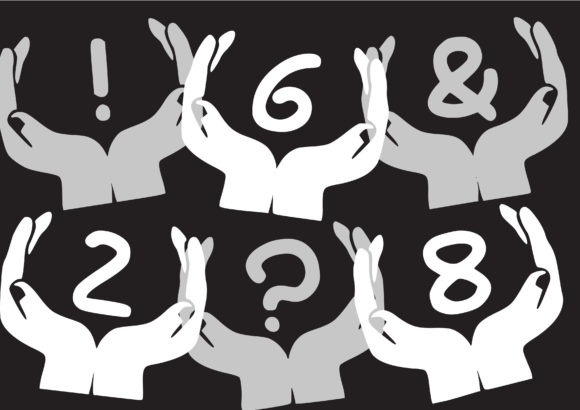 Play Cupped Hands Font PNG with transparent background - Preview 2