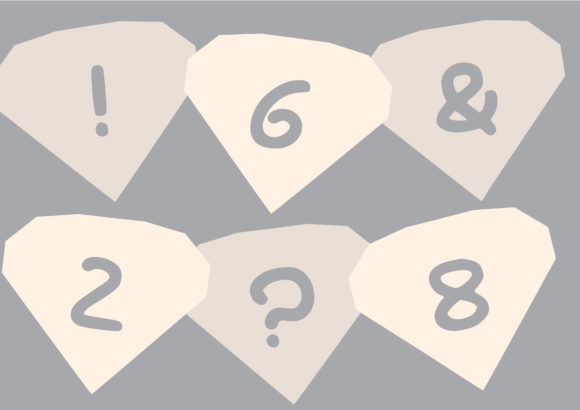 Play Diamond Font PNG with transparent background - Preview 2