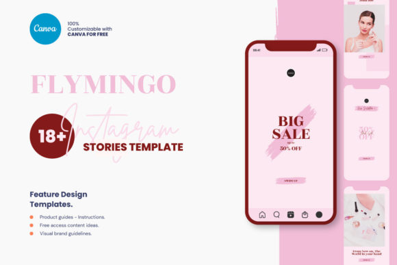 Beauty Spa Instagram Story Template Graphics