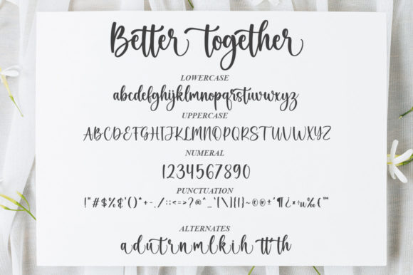 Better Together Font - Preview 5