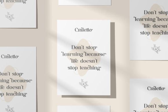 Craletto Font - Preview 5