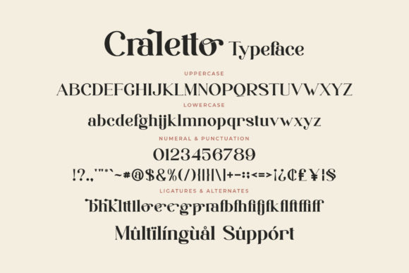 Craletto Font - Preview 6