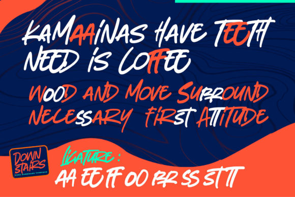 Downstairs Font - Preview 5