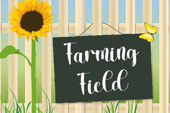 Farmtime Font PNG with transparent background - Preview 1