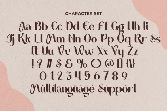 Hollanburg Font PNG with transparent background - Preview 2