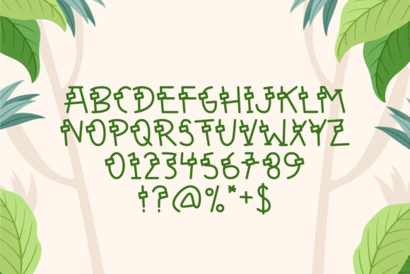 Kawaii Animal Font PNG with transparent background - Preview 2