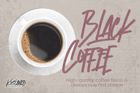 Kostaness Font PNG with transparent background - Preview 3