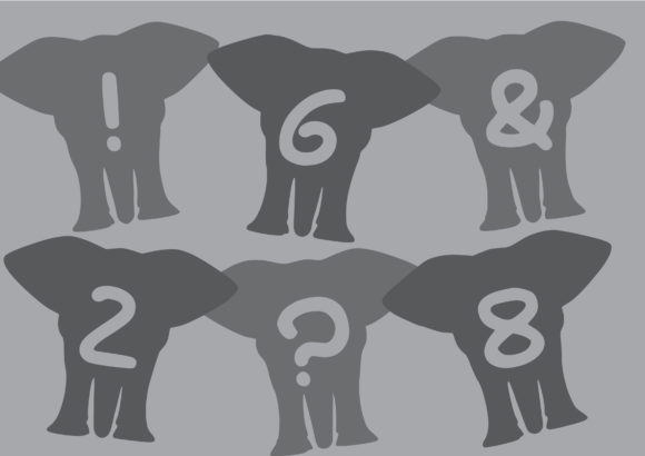 Play Elephant Font PNG with transparent background - Preview 2