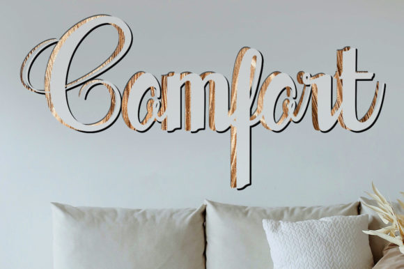 Red Ginger Font PNG with transparent background - Preview 1