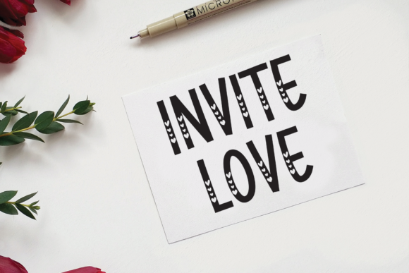 Road Love Font PNG with transparent background - Preview 4