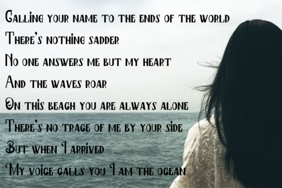 Rosalia Font PNG with transparent background - Preview 1