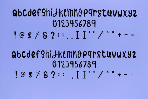 Snowfalls Font PNG with transparent background - Preview 5