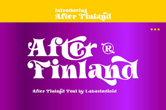 After Finland Font - Preview 1