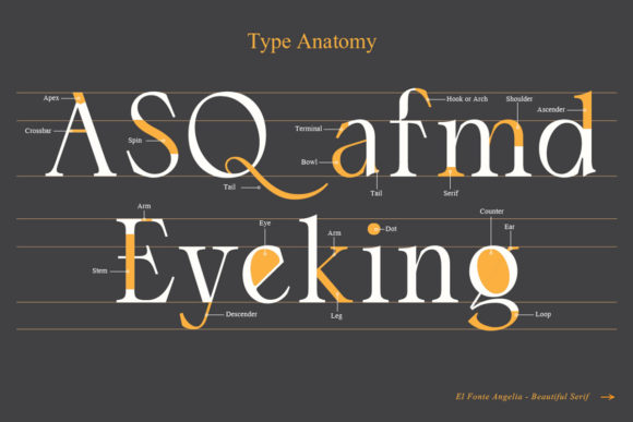 Angelia Font - Preview 4