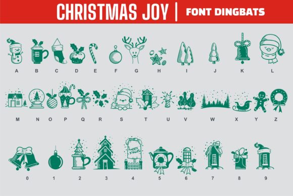 Christmas Joy Font - Preview 1