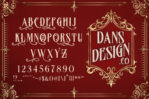 Christmas Lovers Font PNG with transparent background - Preview 3
