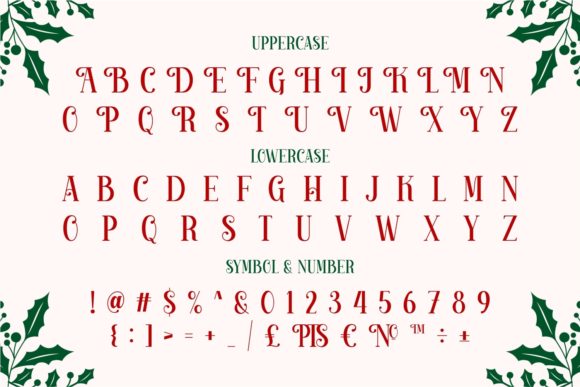 Christmas Sparkle Font - Preview 5