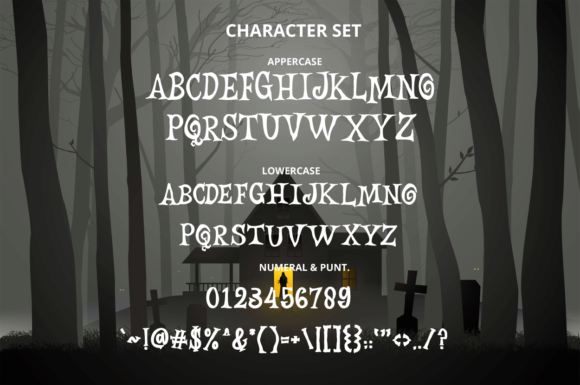 Creepy Pumpkin Font - Preview 5