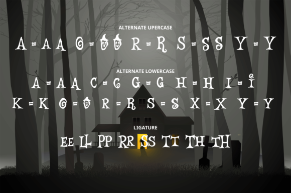 Creepy Pumpkin Font - Preview 6
