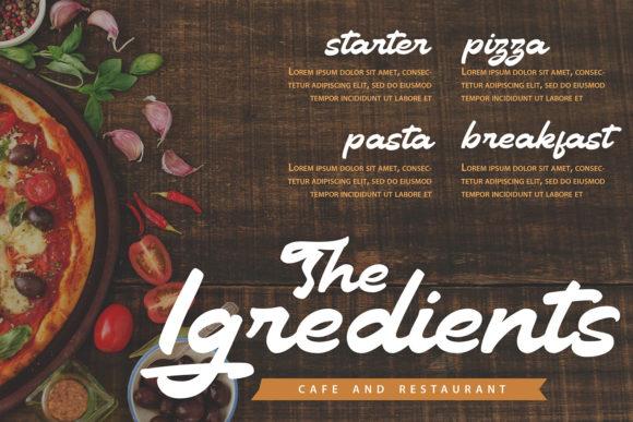 Cultivary Font PNG with transparent background - Preview 1