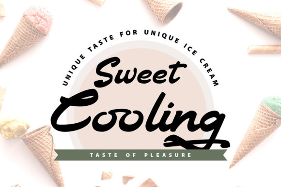 Cultivary Font PNG with transparent background - Preview 3
