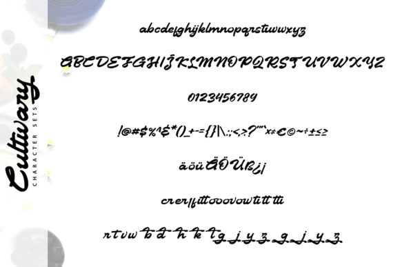 Cultivary Font - Preview 5