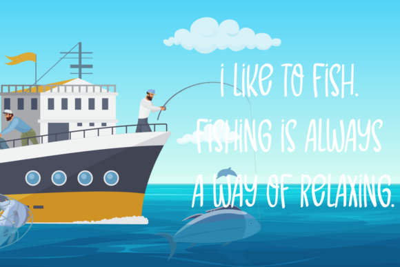 Fisherman Font - Preview 1