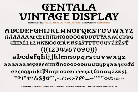 Gentala Font - Preview 3