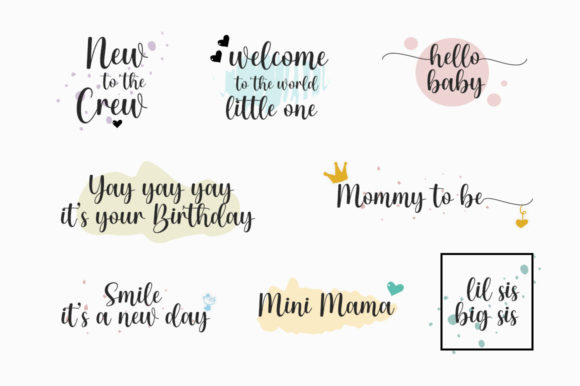 Hanging Font PNG with transparent background - Preview 1