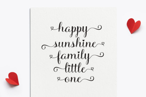 Kittya Script Font PNG with transparent background - Preview 6