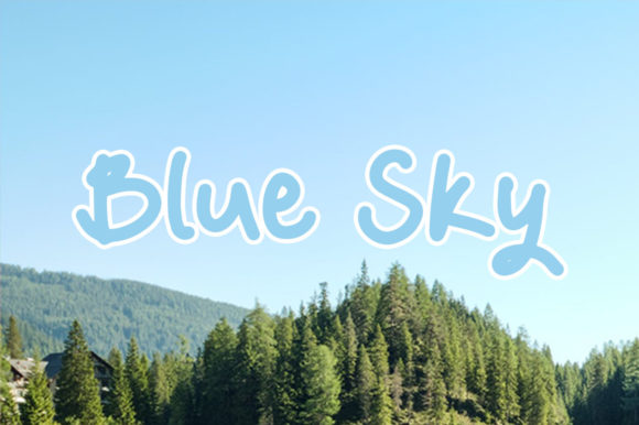 Mayang Font PNG with transparent background - Preview 1