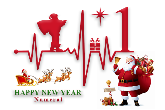Monogram Heartbeat Santa Font PNG with transparent background - Preview 4