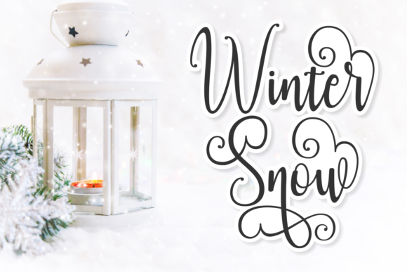 News Christmas Font PNG with transparent background - Preview 1