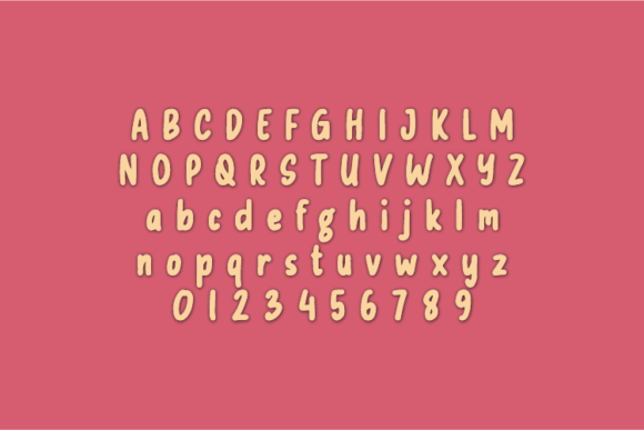 Peonella Font PNG with transparent background - Preview 1