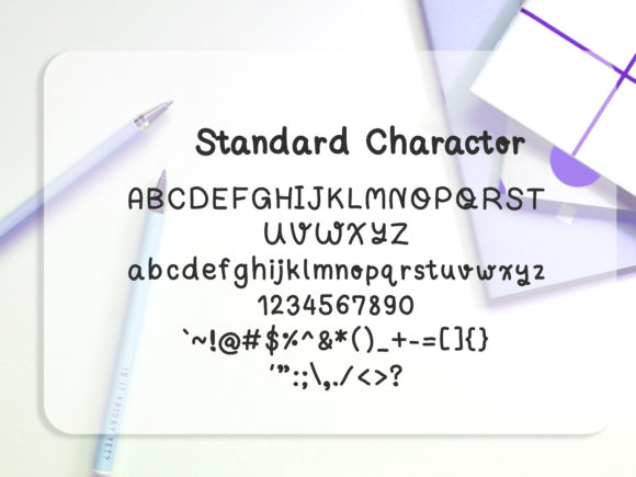 Poppychic Font PNG with transparent background - Preview 1