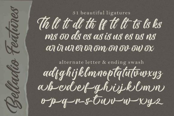 Belladio Font - Preview 6