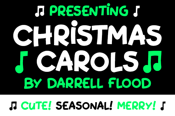 Christmas Carols Font - Preview 1