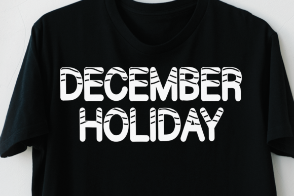 Christmas Lollipop Font PNG with transparent background - Preview 1