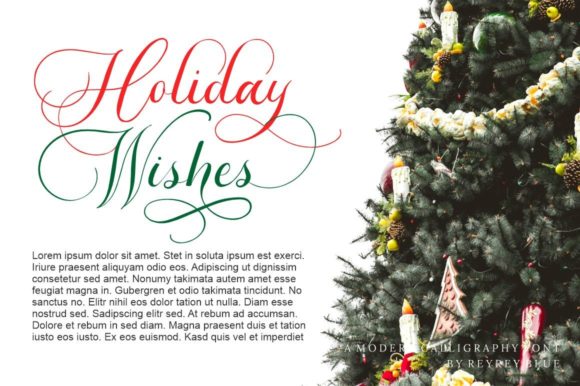 Christmas Melody Font - Preview 3