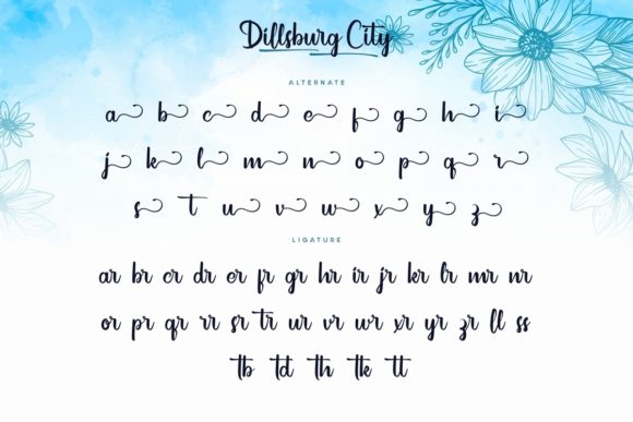 Dillsburg City Font - Preview 5