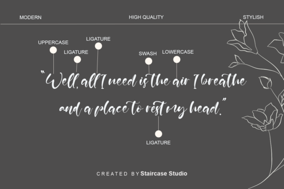 Febian Script Font - Preview 1