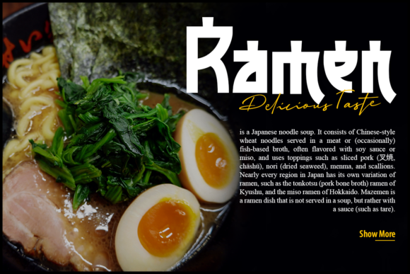 Fujiyama Font - Preview 3