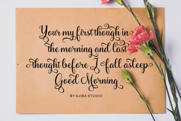 Medhina Script Font PNG with transparent background - Preview 1